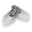 2Pz Spalline Con Nappe E Strass Argento Per 9