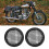 2 stücke Motorrad Blinker Licht Abdeckung Eisen 9