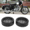 2 stücke Motorrad Blinker Licht Abdeckung Eisen 11