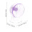 1Set Ruota Corsa Hamster PVC Viola Animali 3