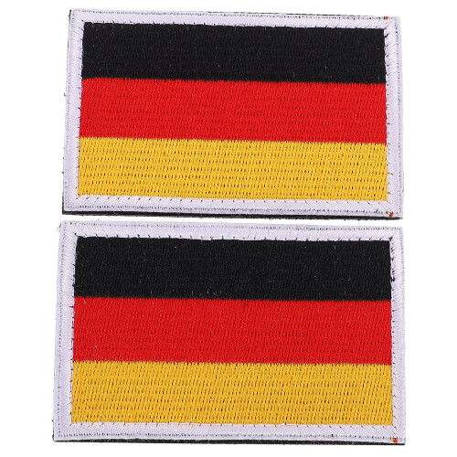2Ud Artesanales Bordados Adhesivos Multicolor Para