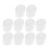 10Pcs White Box Insert Squeaker Ring For Baby Repair 10
