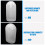 10Pcs White Box Insert Squeaker Ring For Baby Repair 7
