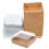 50Ud Cajas Para Dulces Y Pizzas Con Kraft Y Transparente 3