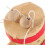 Handgemaakte Bamboe Rateldrum Beige Baby En 7