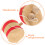 Handgemaakte Bamboe Rateldrum Beige Baby En 9