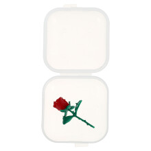 3D Mini Roos Epoxy Vuller Rood Plastic Decoratie Voor DIY