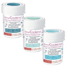 Kit de corantes alimentares - Azul dos mares