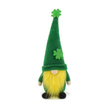 Patricks Day Zwerge, Elfen-Dekoration, gesichtslose Puppen,