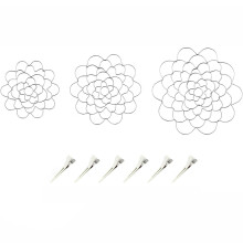 Pflanzenhilfe-Set, Metall-Blumenregal, Blumen-Arranger,-1