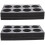 2Pièces Plateau Transport Boissons 8 Cups Noir Epe 1