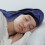 Navy Damen Polyester Weich Elastisches Bonnet 8