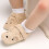 1Paire Chaussures Bébé Automne Coton Respirant Khaki 11