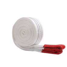 Cargo Lifting Sling Flat Web Sling Double Buckle Crane Sling Straps 2 Ton Load Capacity 3 Meter Length Multi Layer Weaving
