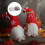 Christmas Ribbon Realistic Design Gnome Beard Assorted Pcs 4