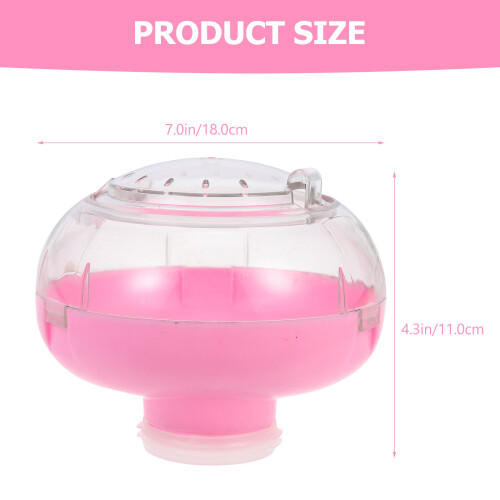 Para Hámster Plástico Rosa Accesorio Jaula 1