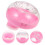 Para Hámster Plástico Rosa Accesorio Jaula 6