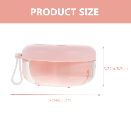 Estuche Limpieza Y Prótesis Compacto Rosa 1