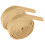 Strong Adhesive Wall Trim Khaki 2pcs 89.4x1.8in 9