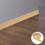 Strong Adhesive Wall Trim Khaki 2pcs 89.4x1.8in 6