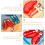 1Ensemble Couverts Acier Silicone Rouge Formation Précoce 11