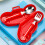 1Ensemble Couverts Acier Silicone Rouge Formation Précoce 8