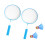 4 Pcs Colored Badminton Racket Set For Kids With 2 Blue Shuttlecocks 7