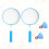 4 Pcs Colored Badminton Racket Set For Kids With 2 Blue Shuttlecocks 10