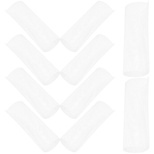 10St Stevige Plastic Quilting Sheets Wit Voor Draagbare Haakprojecten
