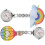2Pcs Professional Nurse Watch Multi-Function Clip-On Clock For Doctors 10