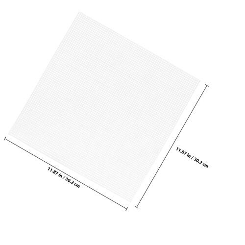10St Stevige Plastic Quilting Sheets Wit Voor Draagbare Haakprojecten 1