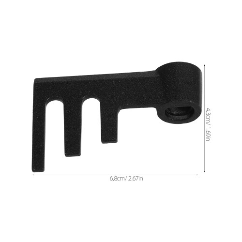 Stainless Steel Non-Stick Bread Maker Paddle Replacement Black 1