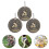 3Pièces Étiquette Bronze Pendentif Unique Durable 5