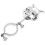 Accessoire Lyre Argenté Pour 9
