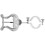 Accessoire Lyre Argenté Pour 11