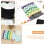 3Pièces Zippée Étanche Pour Couches Cosmétiques Bébé PVC 11