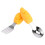 1Ensemble Bébé Acier Inoxydable Silicone Orange 6