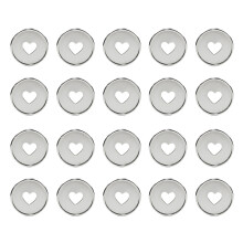 20Pz Binder ABS Argento Dischi Rilegatura Per Planner Portatile