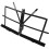 Foldable Black Iron Music Sheet Stand Durable Desktop Holder 7