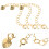 3Pz Estensibili Per Gioielli 14K Oro Per Bracciali E Cavigliere 6