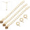 3Pz Estensibili Per Gioielli 14K Oro Per Bracciali E Cavigliere 3
