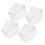 Outlet Splash Covers White Pp 4pcs 10