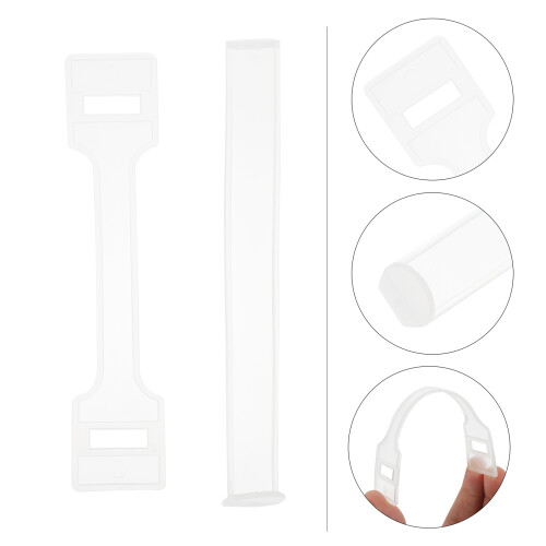 100Ensemble Poignées Plastiques Multi-Usages Blanches Pour DIY 2