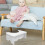 White PVC Stable Toilet Stool Thick Material Home Foot Support 5