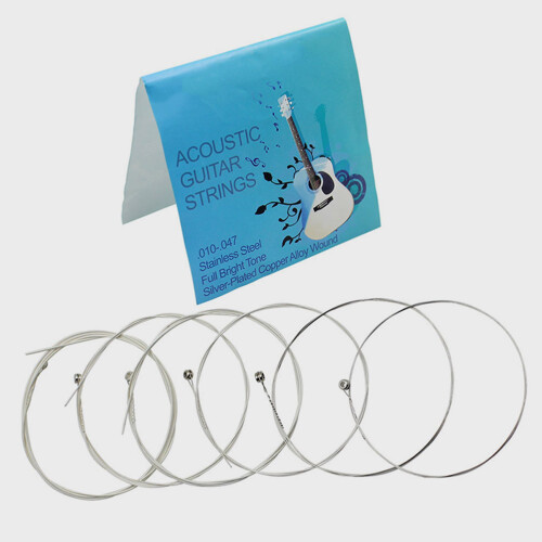 6Pièces Cordes En Pour Guitare Folk Basse 2