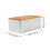 Scatola Conserva Pane Bianca in Con Bamboo 2