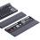 Black Desk Storage for School Durable Multiple-White 3