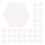 100Pcs Quilting Sewing Paper Template Crafting Tool Supply 9