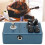 Delay-Effektpedal, Metall, dunkelblau, magnetisch, 11