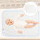 2Pcs Machine Washable Cotton Baby Changing Pads Multipurpose Blue 7